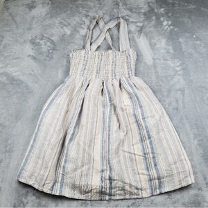 AE smocked cross-back mini dress